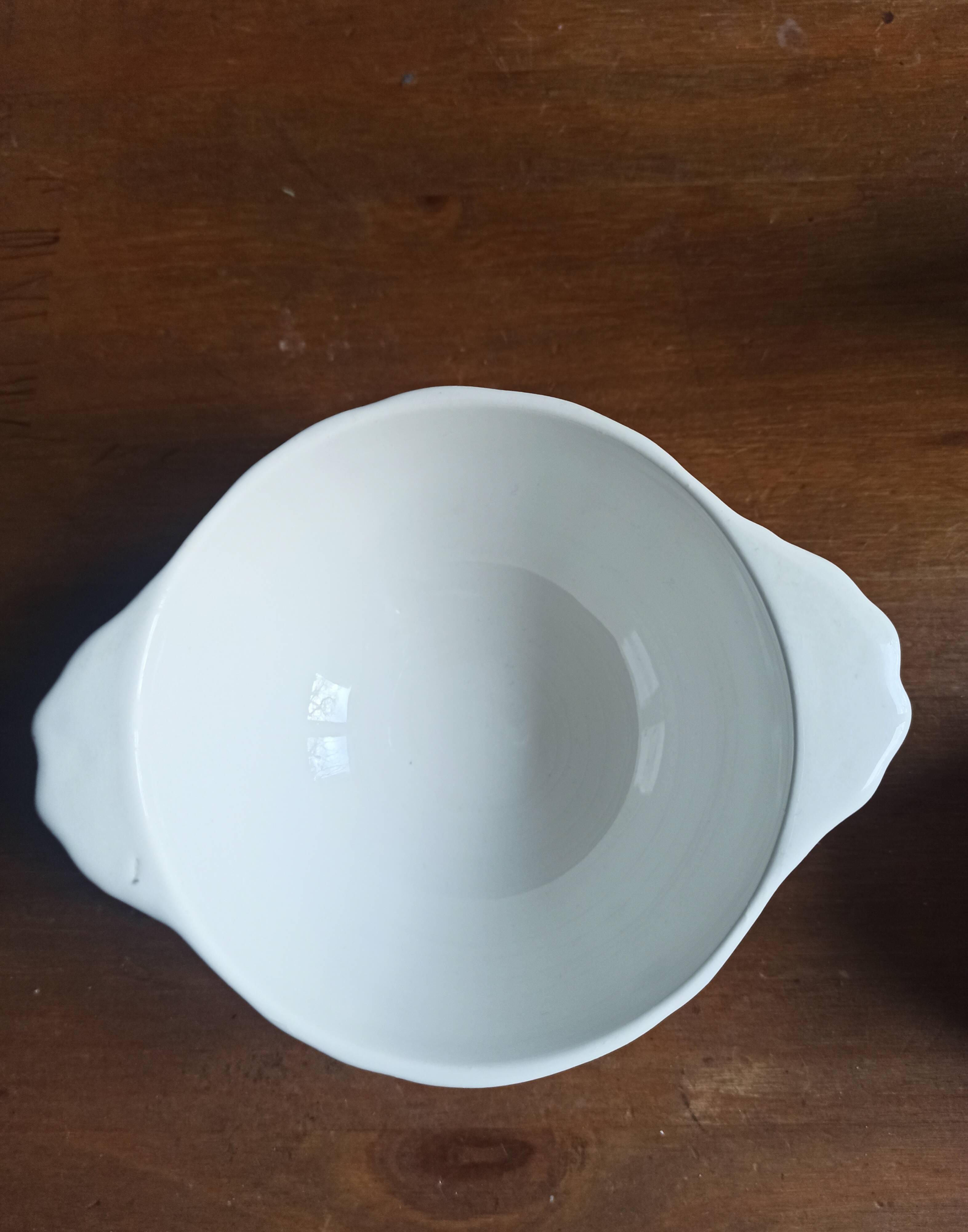 Bols en faience blancs de Gien