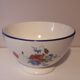 Old ceramic bowl "poppies" of Salins