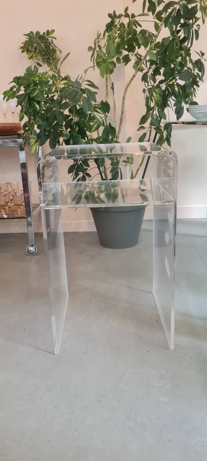 70's altuglass side table