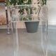 Table d'appoint en altuglass 70's