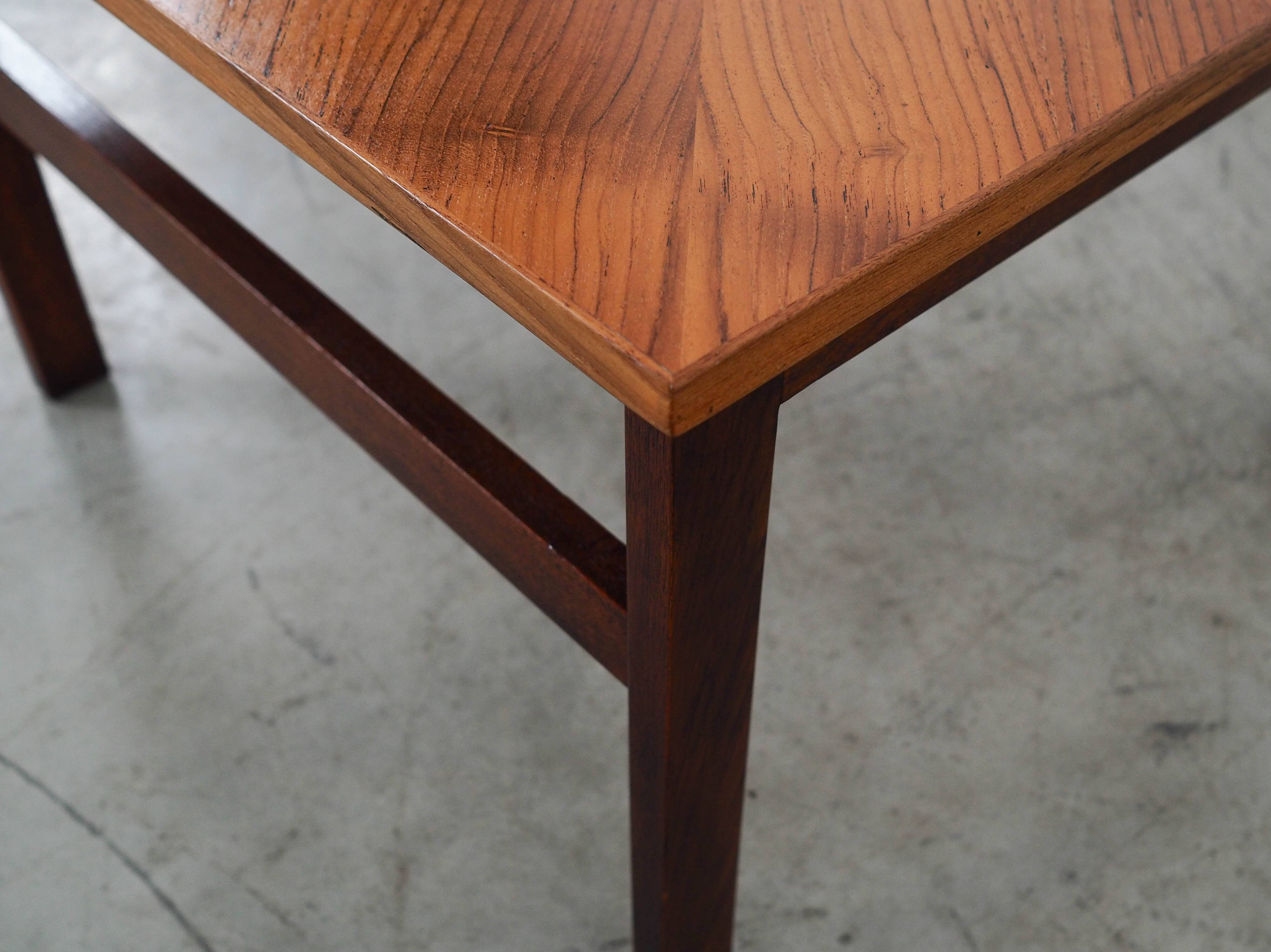 Mahogany coffee table, Danish design, 1970s, made in Denmark