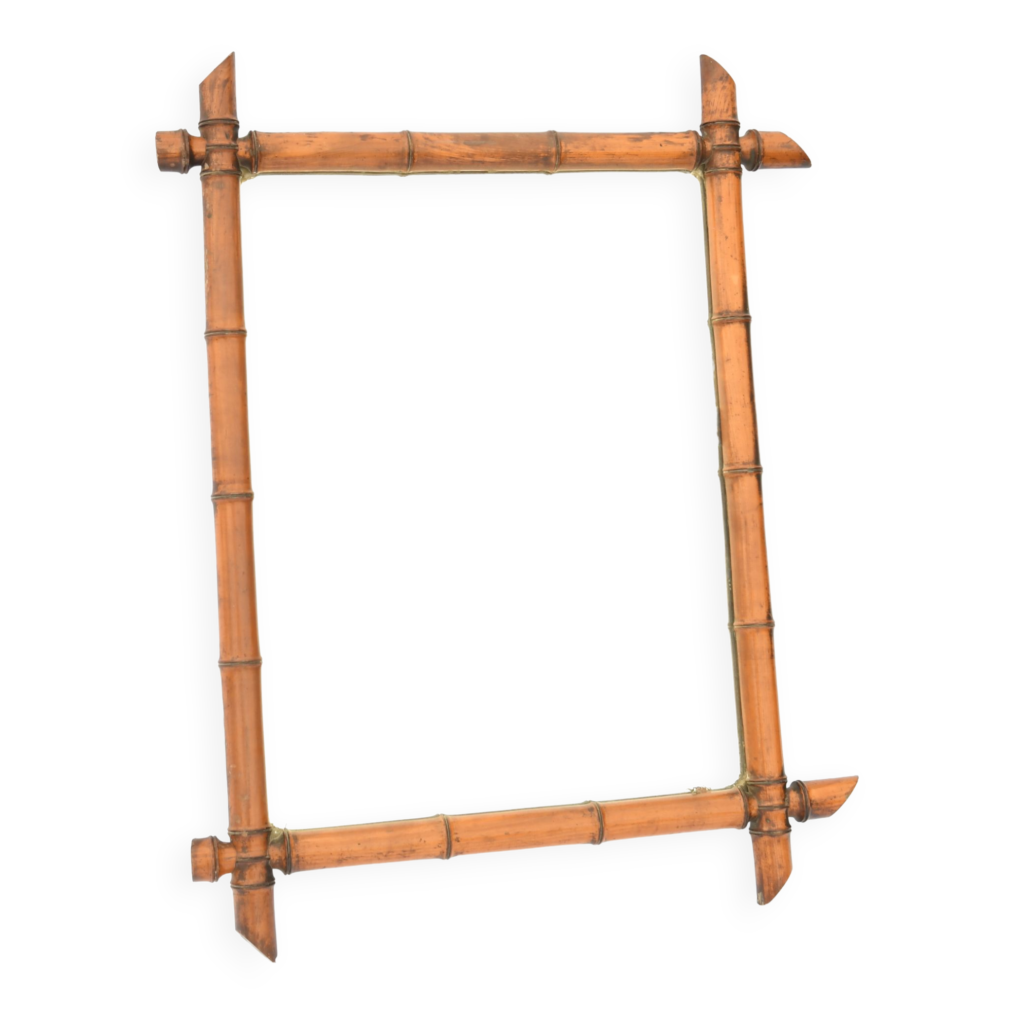 Bamboo mirror 68x53 cm