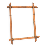 Bamboo mirror 68x53 cm