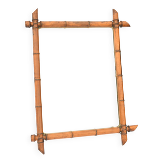 Bamboo mirror 68x53 cm