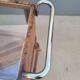 Art Deco walnut serving trolley with chrome, 1930s