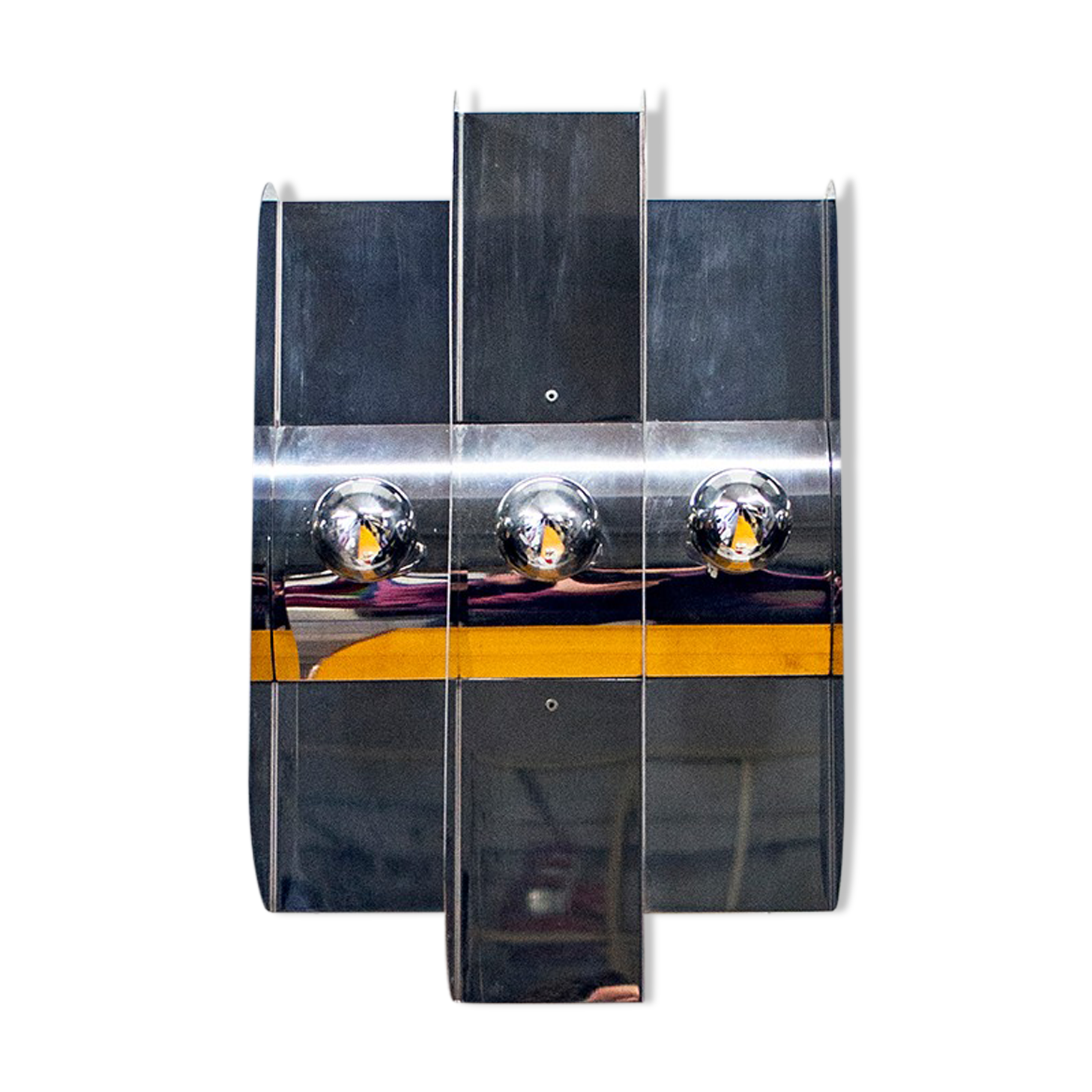 Applique three lights Luci Italia, 1970s