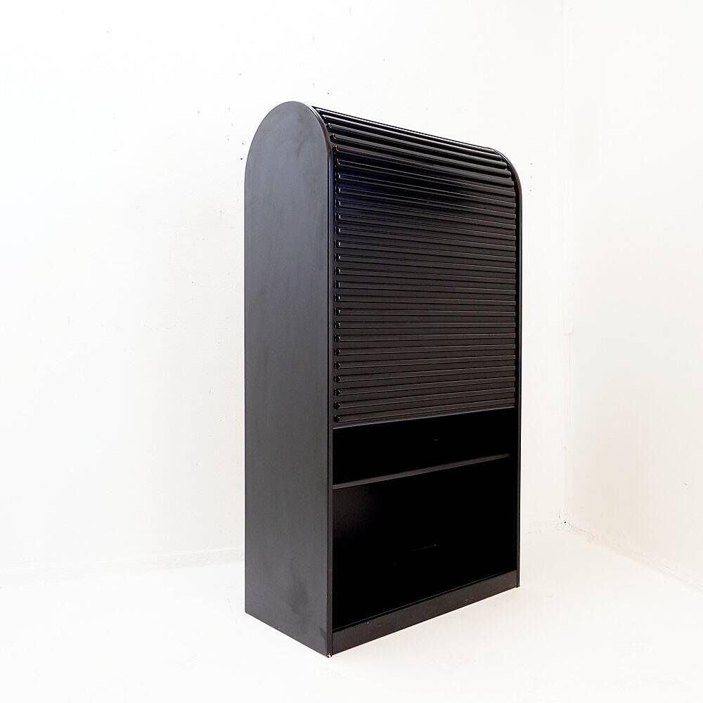 Armoire à rideau vintage dans le style d'Aldo van den Nieuwelaar, années 1980