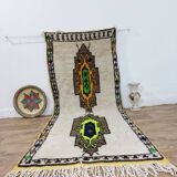 Handcrafted Moroccan Berber Rug 217 X 88