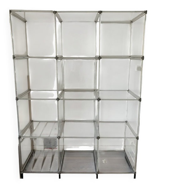 Étagère, bibliothèque en Plexiglas vintage