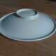 Round hollow dish Art Deco stencil decoration