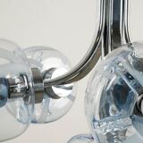 Chandelier, Italian design, Murano glass, 1970s, manufactured in Italy