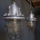Old factory lamps