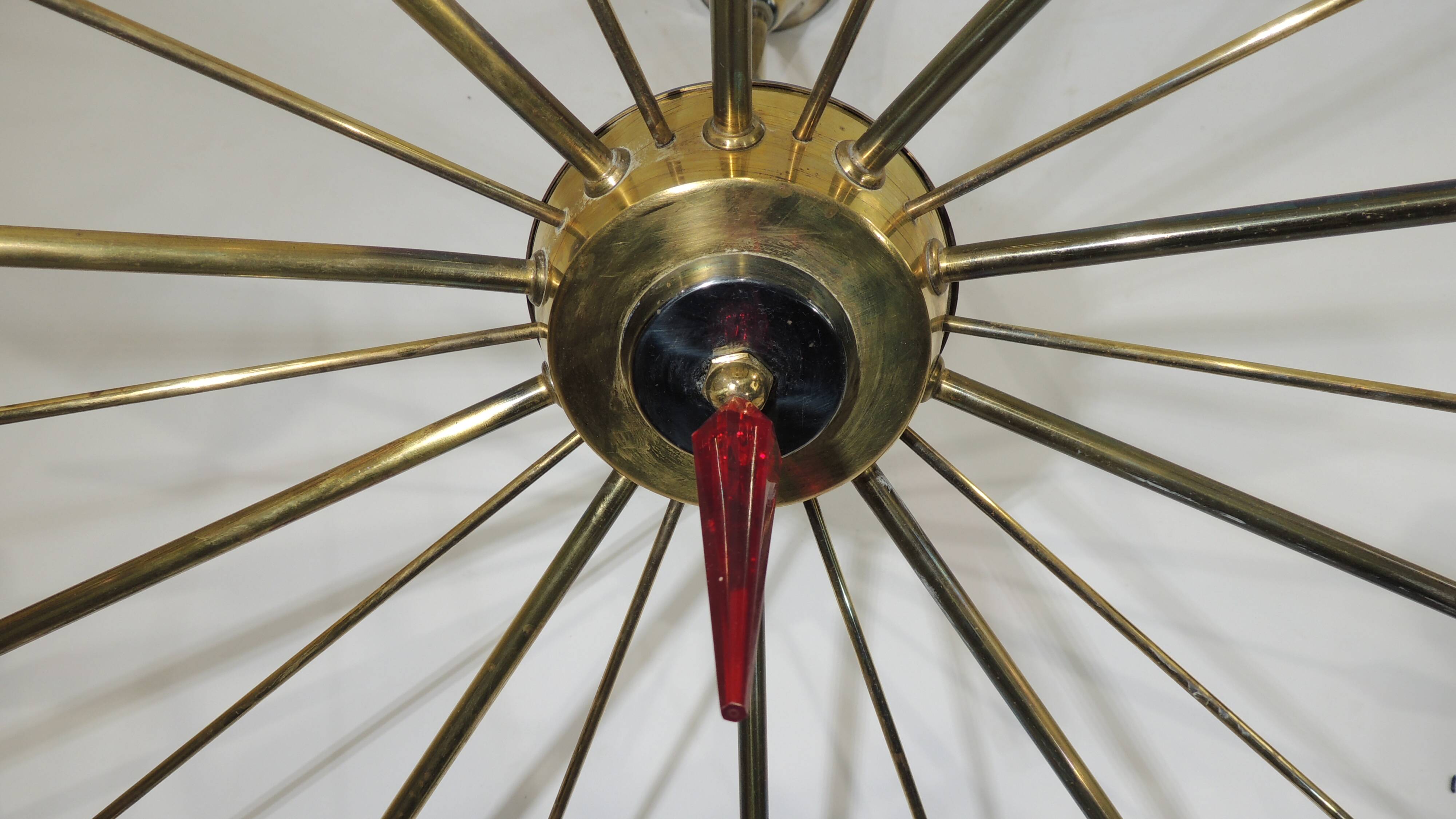 Chandelier/Arlus Lunel/old French from the middle of the last century/10 lights