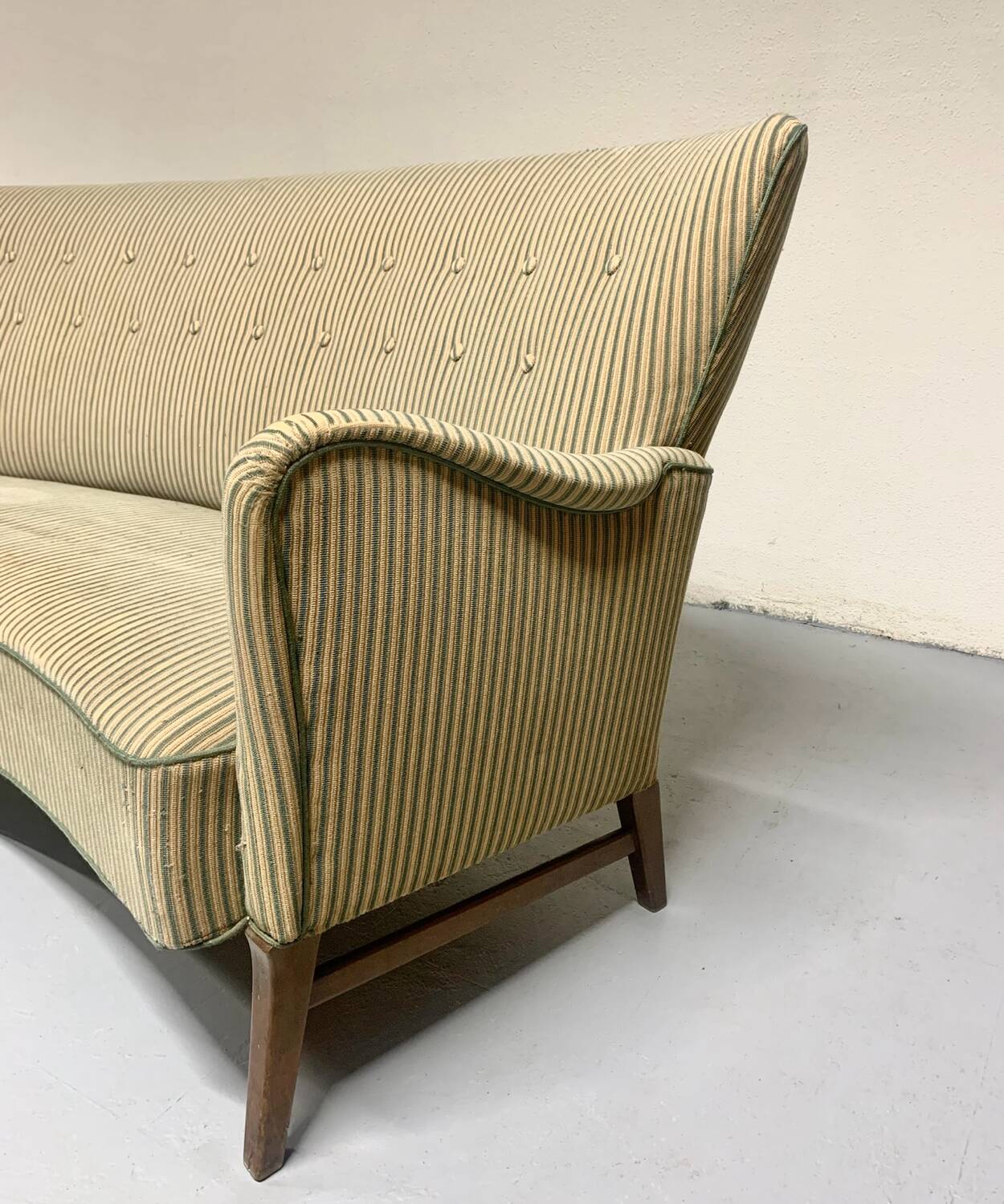 Danish Boomerang Sofa 1940s by Hvidt
