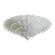 Monumental Venetian Leaves Flush Mount in Murano Style Glass by Simoeng