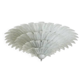 Monumental Venetian Leaves Flush Mount in Murano Style Glass by Simoeng