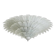 Monumental Venetian Leaves Flush Mount in Murano Style Glass by Simoeng