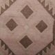 Vintage Turkish hallway rug 85x897 cm
