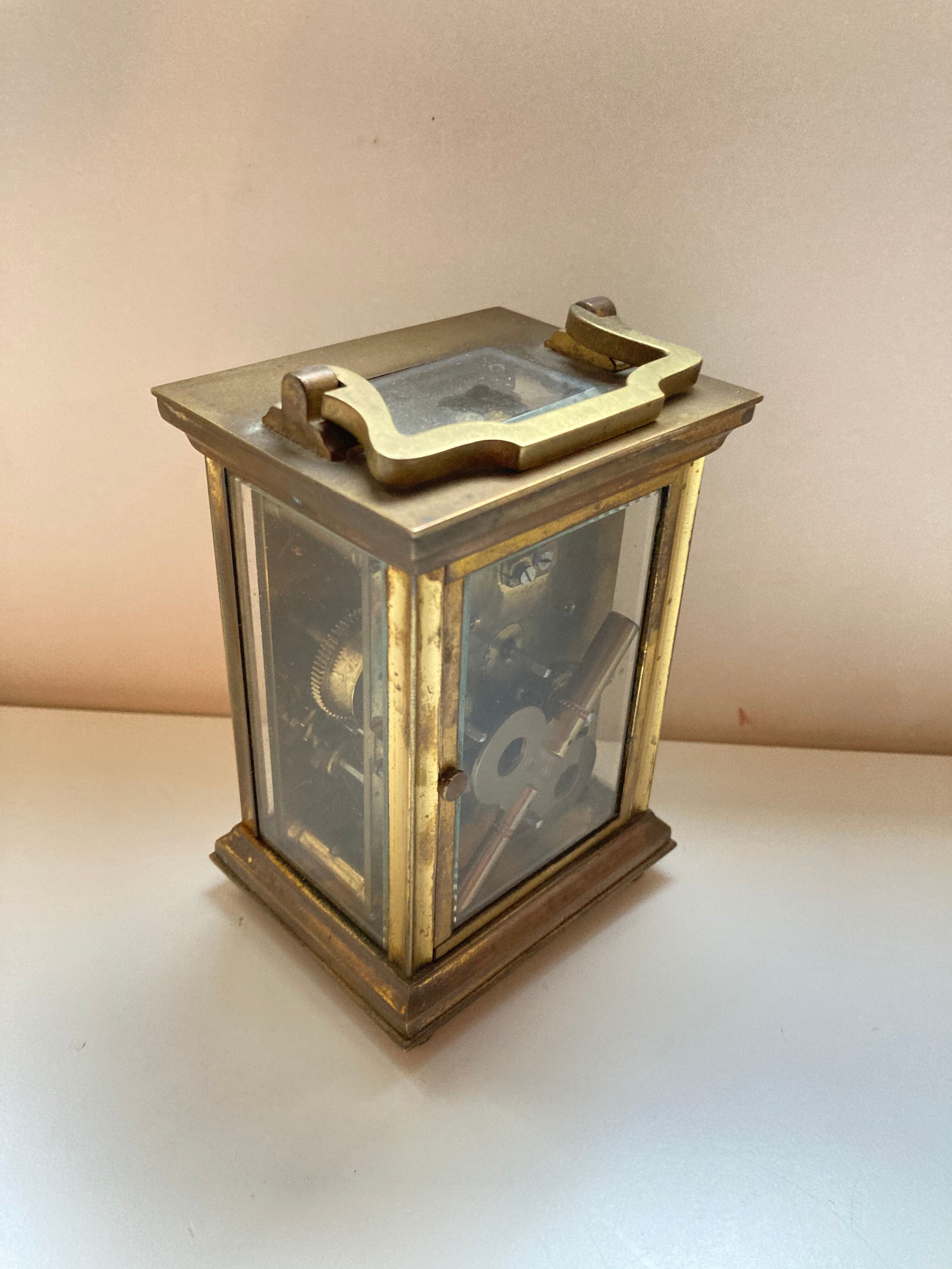 Former officer clock Marcks-Co Ltd skeleton antic Clock watchmaking XIX