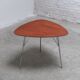 Triangular 'VL1312' side table in teak by Vermund Larsen, 1959
