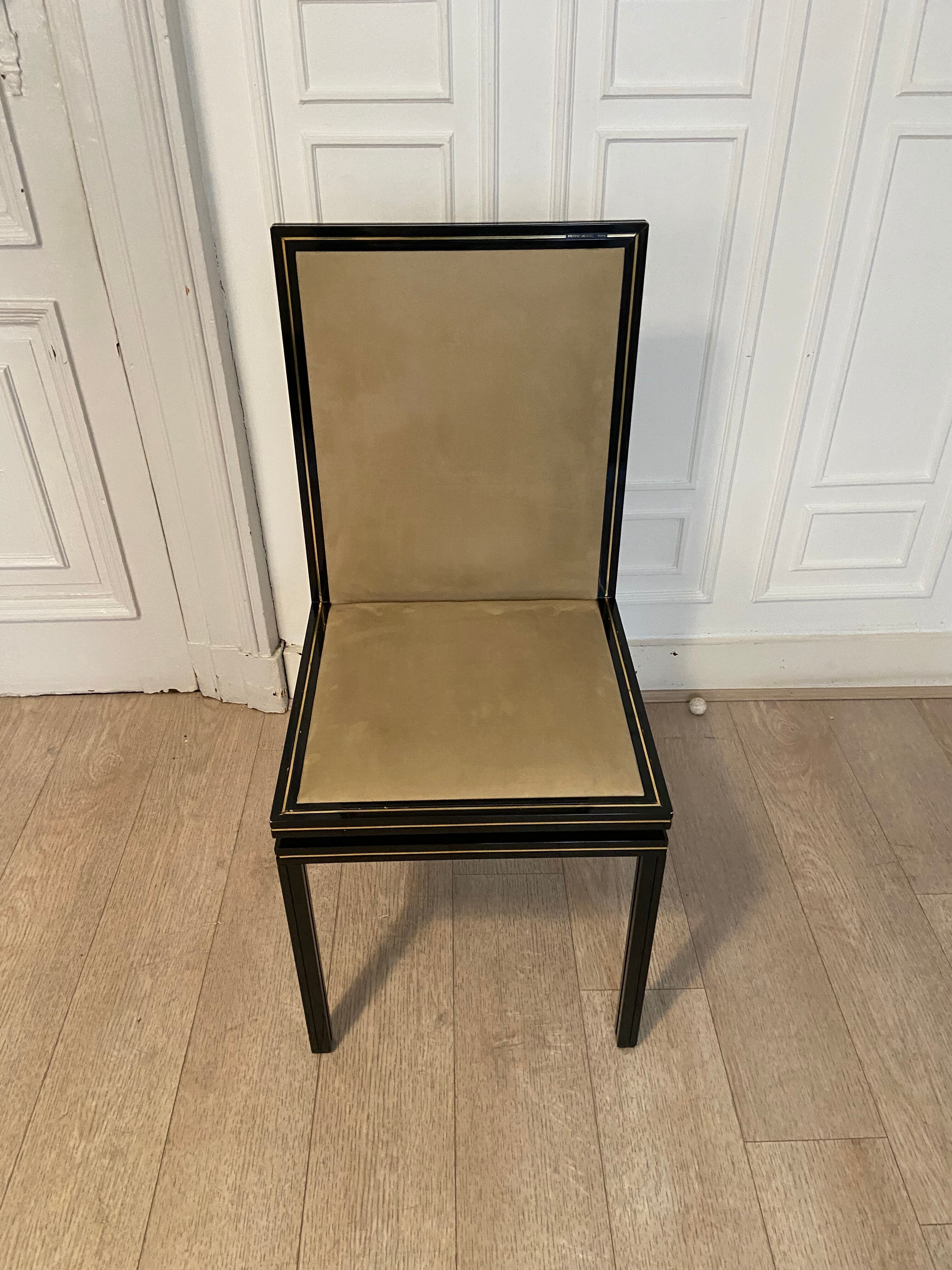 6 chairs Pierre Vandel, Paris, 1970s