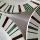 8 vintage flat plates Sarreguemines Digoin model 5329