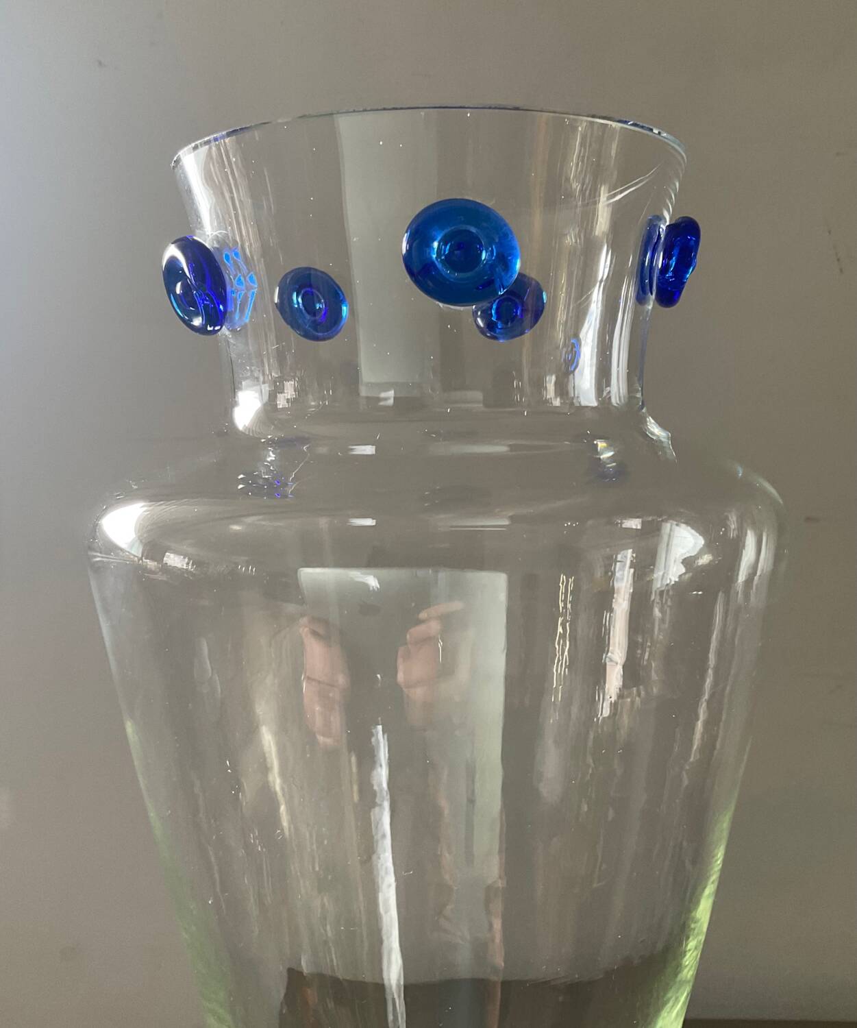 Large Borek Sipek Vase in glass paste from the 80s