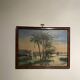 Old painting, orientalist landscape, signed George 20th century