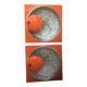 Pair of Discolor wall lights