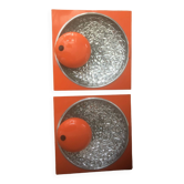 Pair of Discolor wall lights