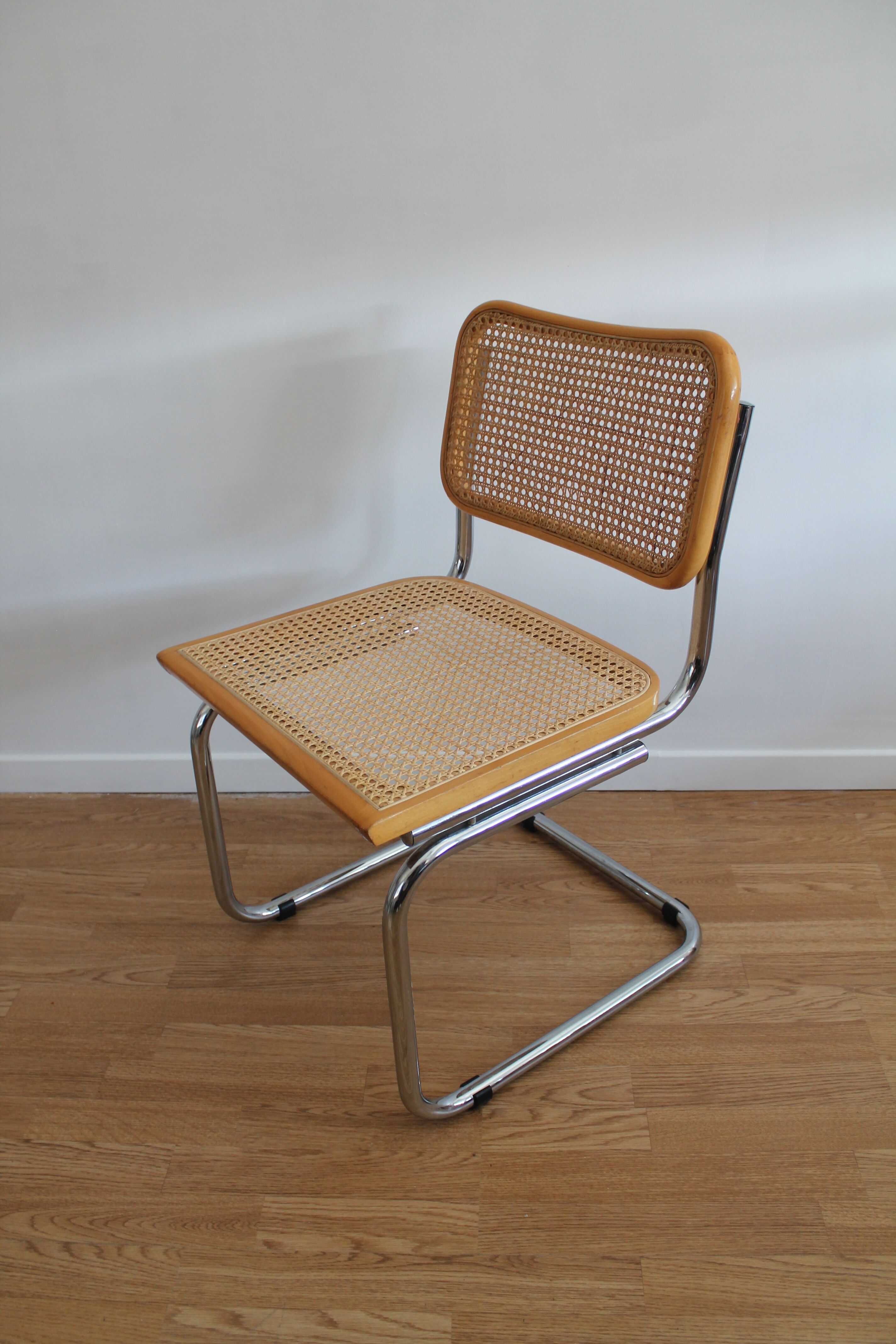 Lot de 6 chaises Cesca B32 par Marcel Breuer