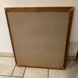 Rectangular gold leaf mirror