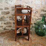 Rattan shelf 70s