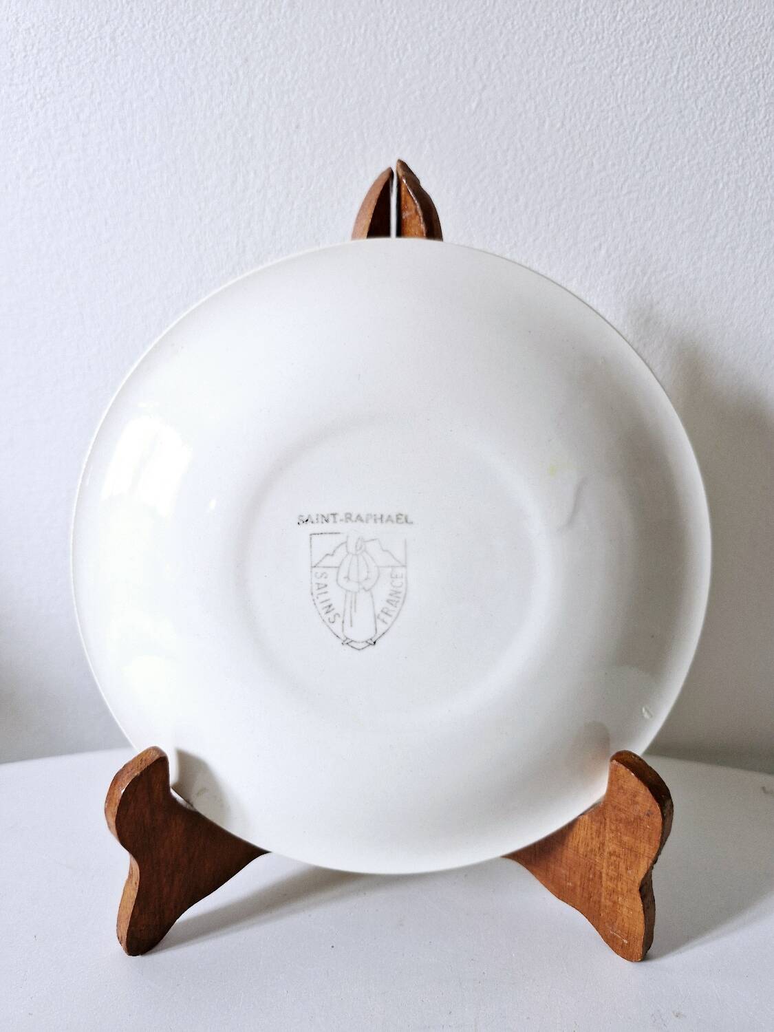 6 dessert plates Salins model Raphaël from the 1950s