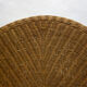 Meditation lotus armchair rattan braided 70s