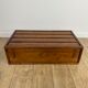 Old wooden travel chest