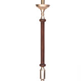 Vintage lamp wood and tin lamp foot floor lamp floor lamp, living room, desk