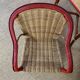 Ensemble table et fauteuils salon en rotin enfants