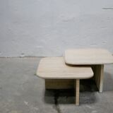 Coffee tables in travertine