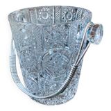 Chiseled Glass Ice Bucket