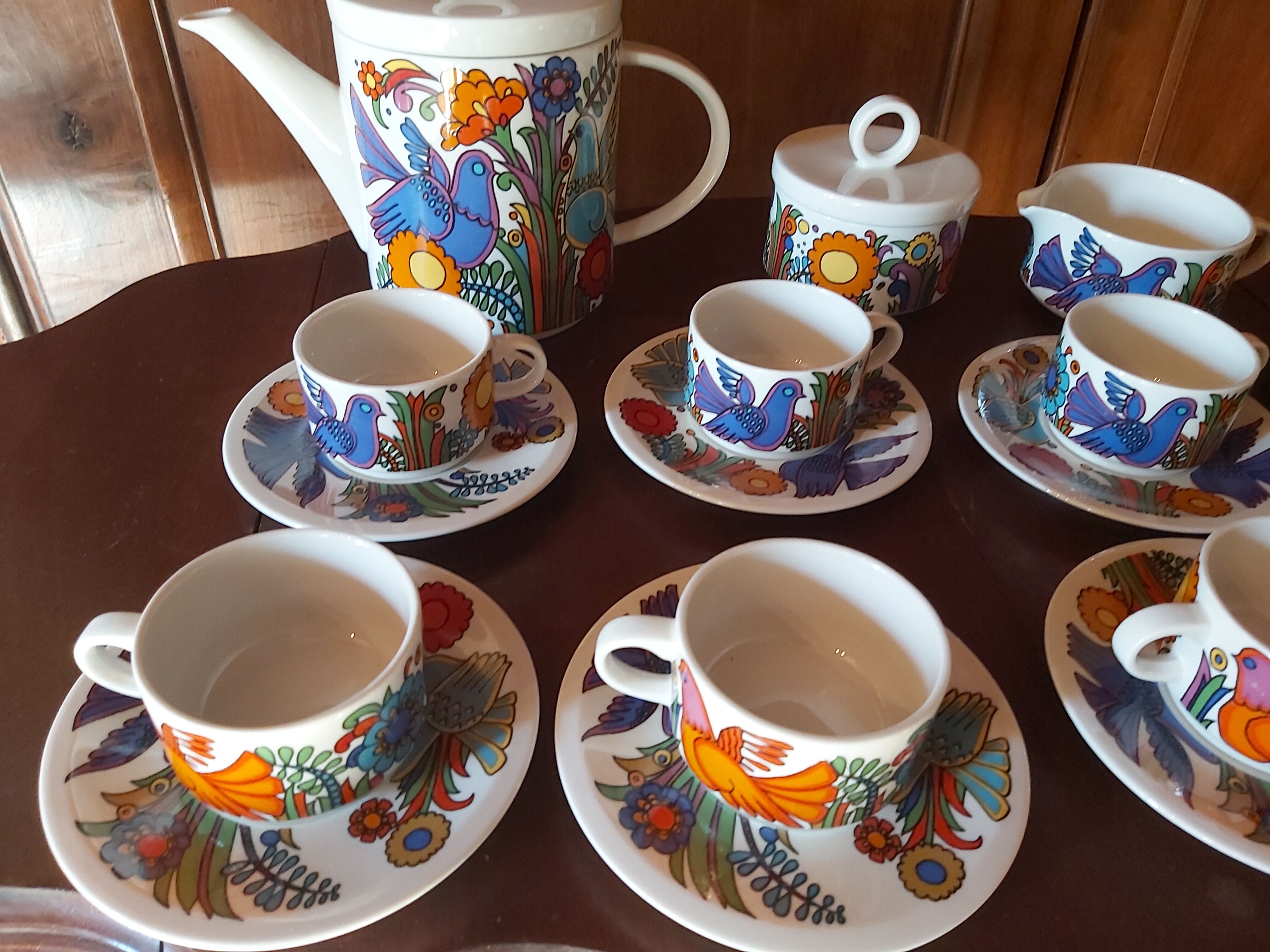 Tea set Villeroy and Boch model Acapulco