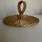 wicker tray Provence 1960