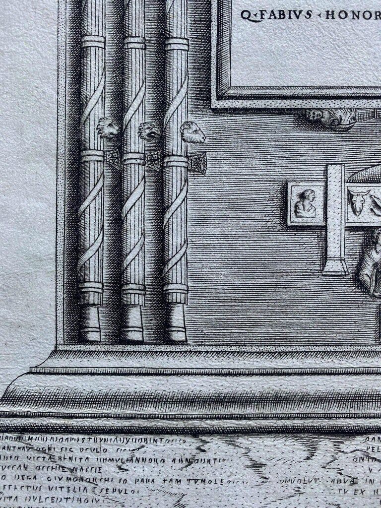 Antoine Lafrery, "Speculun Romanae Magnificen", set of 6 engravings, XVIth