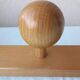 Wooden coat rack