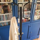 Vintage black and gold coat rack