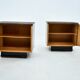 Pair of Midcentury Czechoslovakian Bedside Tables, 1960s