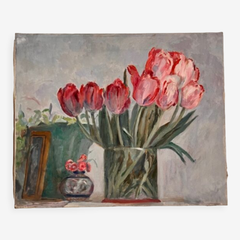 Nature morte aux tulipes