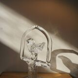Glass bird suncatcher sculpture