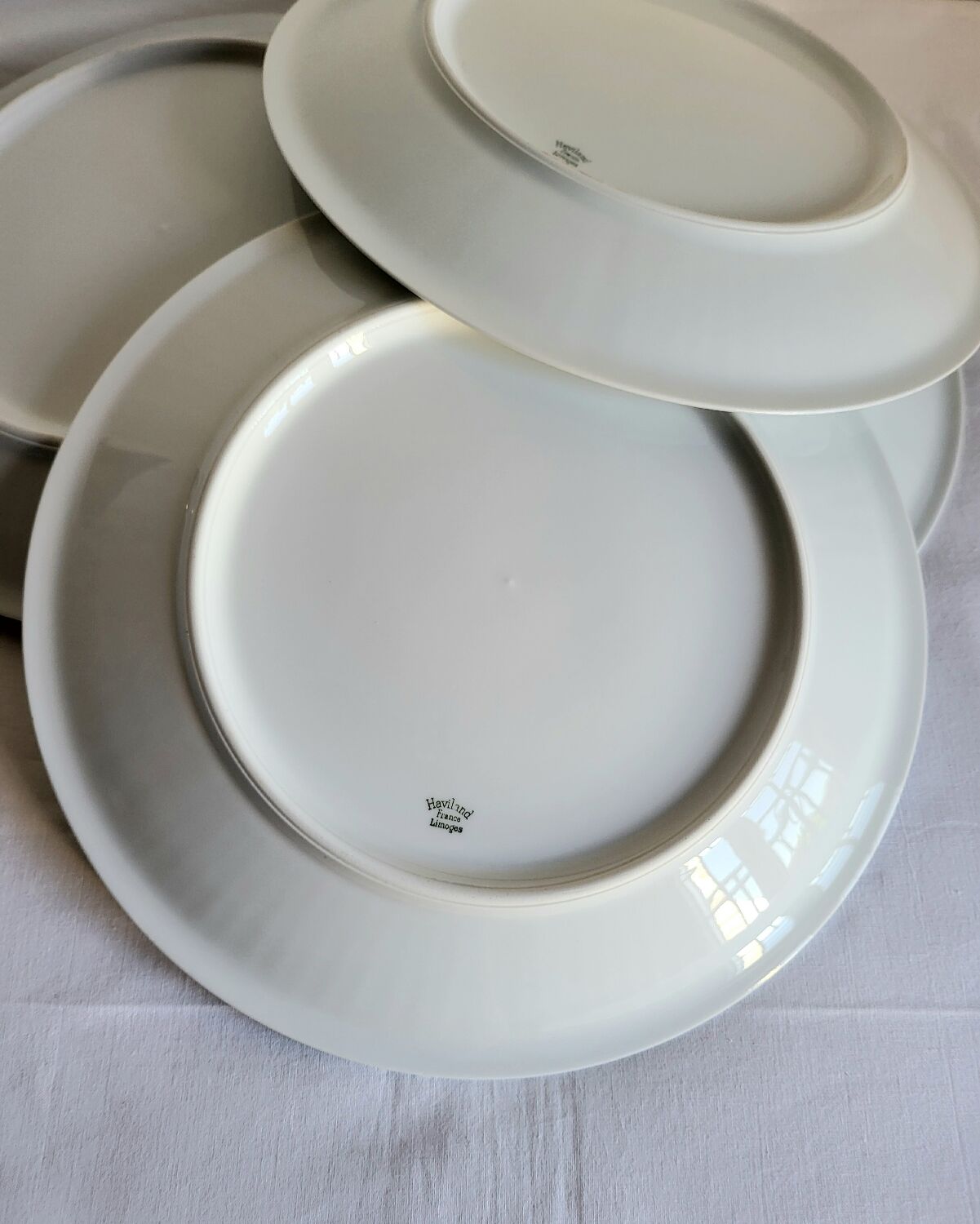 4 Haviland France Limoges Porcelain Dinner Plates