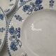Lot de 4 assiettes anciennes Sarreguemines décor 1900